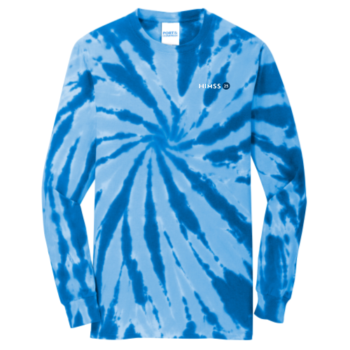 Shop HIMSS Global Conference and Exhibition - Port & Company Essential Tie-Dye Long Sleeve Tee