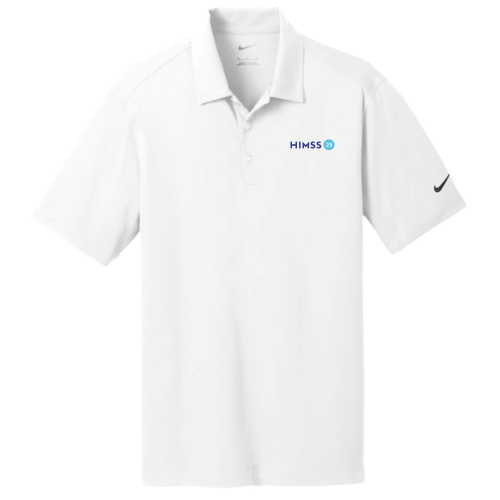 Shop HIMSS Global Conference and Exhibition - Nike - Vertical Mesh Polo - White